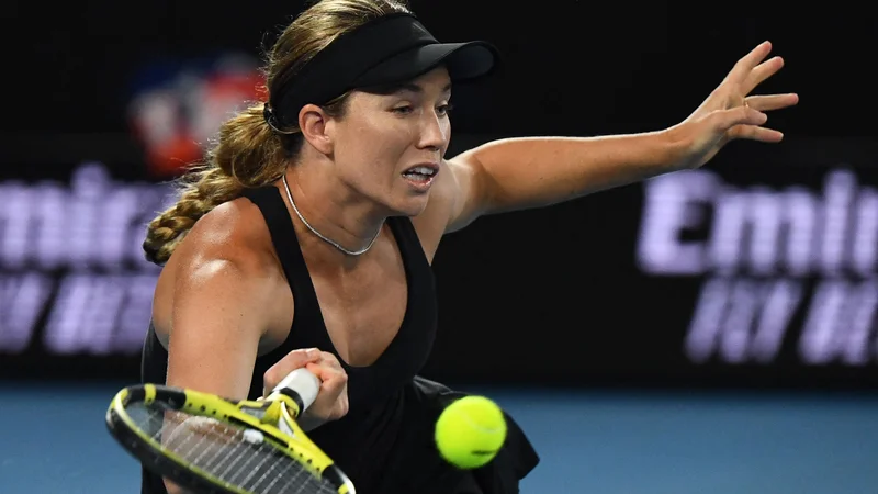 Fotografija: Danielle Collins bo prvič igrala v finalu turnirja za grand slam. FOTO: William West/AFP