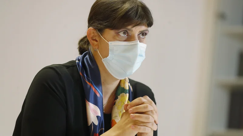 Fotografija: Evropska glavna tožilka Laura Kövesi je prepričana, da razvoj dogodkov »priča o jasni in vztrajni nameri oviranja učinkovitosti kazenskega pregon primerov goljufij v Sloveniji, vključno z davčnimi prevarami, davčnim utajami in korupcijo«. FOTO: Leon Vidic/Delo