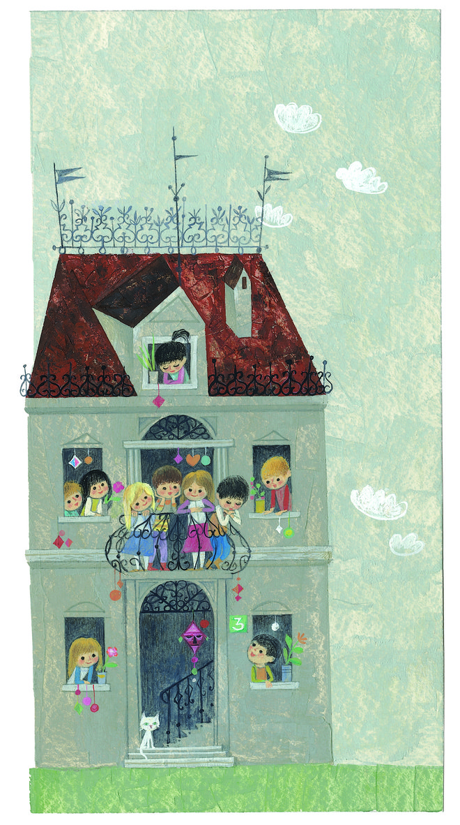 Staro hišo št. 3 je v zbirki Za lahko noč ilustrirala Ančka Gošnik Godec, v novi zbirki Med pravljice, ki bo izšla ob jubileju čez dva tedna, pa Tanja Komadina. Arhiv Mladinska knjiga

