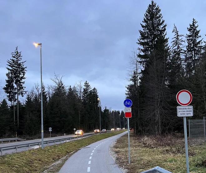 Ne, ne gre za diskriminacijo kolesarjev. Za stroške gre. FOTO: Uroš Globočnik
