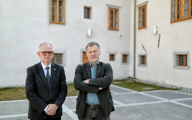 Danilo Zavrtanik in Boštjan Golob FOTO: Blaž Samec

