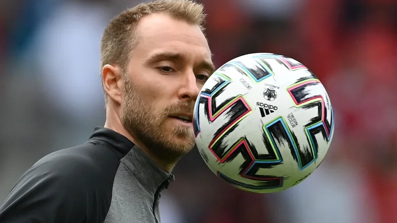 Fotografija: V zadnjih mesecih je Christian Eriksen pridno treniral. Nazaj k Tottenhamu ga je vabil tudi Antonio Conte, s katerim je že sodeloval pri Interju. FOTO: Jonathan Nackstrand/Reuters