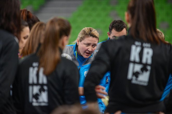 Nataša Derepasko je vesela, da so vse njene igralke zdrave in pripravljene na tekmo s Turkinjami. FOTO: RK Krim
