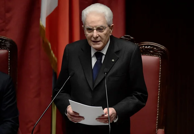 Bivši ustavni sodnik, krščanski demokrat, eden najbolj spoštovanih italijanskih državnikov. FOTO:&nbsp; Filippo MONTEFORTE/AFP
