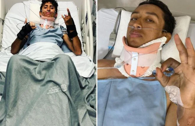 Egan Bernal je vesel, ker je preživel nesrečo. FOTO: instagram
