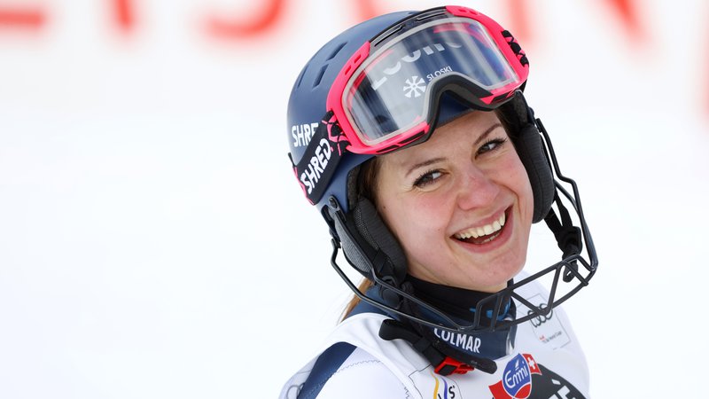 Fotografija: V tej sezoni  ji dobro kaže, zmagala je na tekmi svetovnega pokala v Lechu v paralelnem slalomu. FOTO: Denis Balibouse/Reuters
