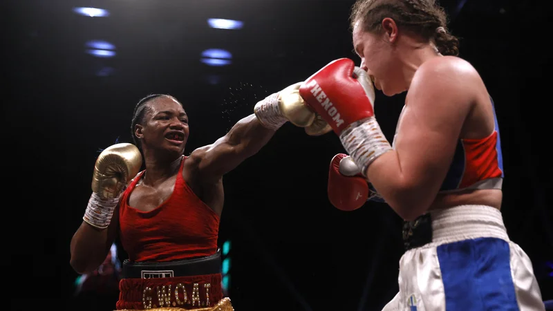 Fotografija: Claressa Shields je po točkah ugnala Emo Kozin. FOTO: Andrew Couldridge/Reuters
