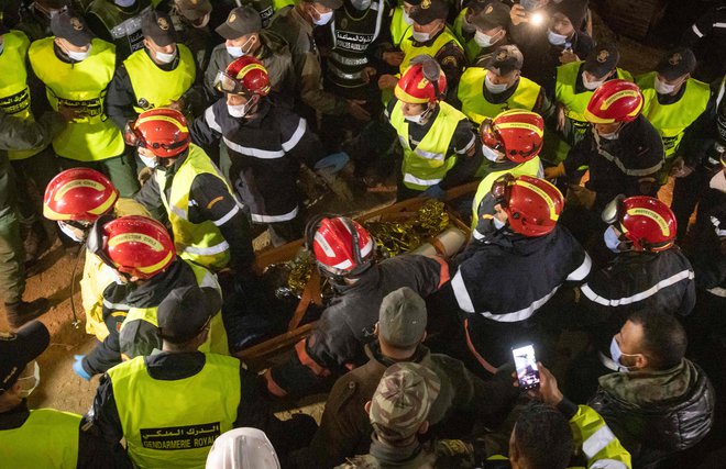 Med reševalno akcijo so oblasti opozarjale, da ne vedo, ali je še živ. FOTO: Fadel Senna/AFP
