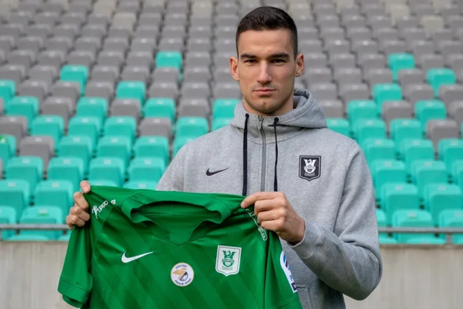 Ivan Prtajin je otrok Hajduka, kot je bil njegov dalmatinski rojak in prvi strelec 1. SNL ter Olimpije v sezoni 2019/20 Ante Vukušić. FOTO: NK Olimpija
