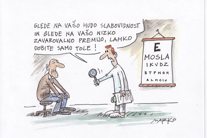 Karikatura Marko Kočevar
