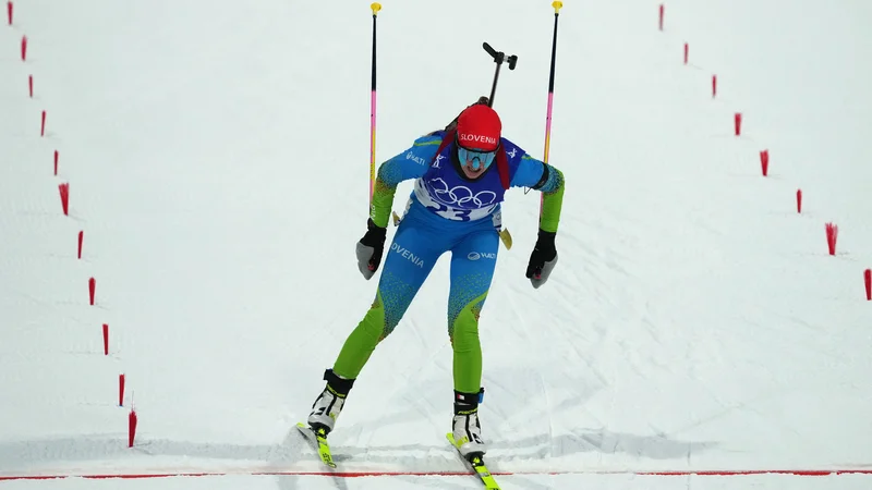Fotografija: Polona Klemenčič si je zagovotobila še en olimpijski nastop, tisti v zasledovanju. FOTO: Athit Perawongmetha/Reuters