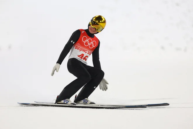 Anže Lanišek ne bo nastopil na veliki napravi. FOTO: Kai Pfaffenbach/Reuters
