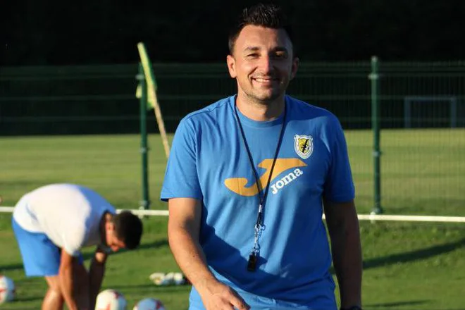 Trener Radomljanov Nermin Bašić je zadovoljen zapustil Kidrivičevo. FOTO: NK Radomlje
