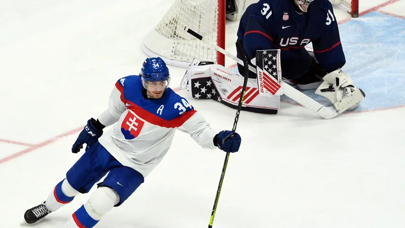 Fotografija: Peter Čehlarik je Slovake popeljal v polfinale. FOTO: Annegret Hilse/Reuters
