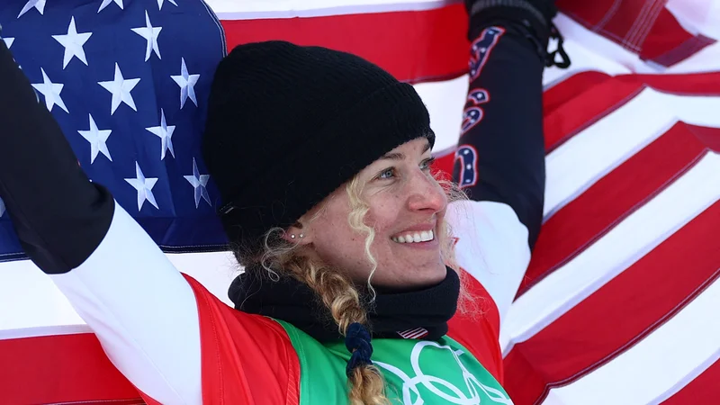 Fotografija: Lindsey Jacobellis je po 16 letih dočakala olimpijsko slavo. FOTO: Lisi Niesner/Reuters