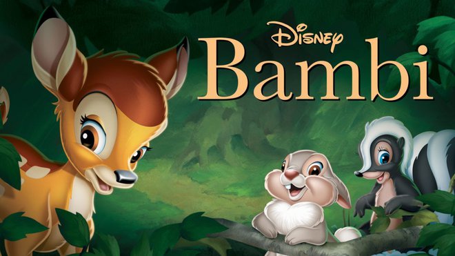 Mnogi so Bambija spoznali (le) skozi 70-minutni Disneyjev animirani film. FOTO: promocijsko gradivo
