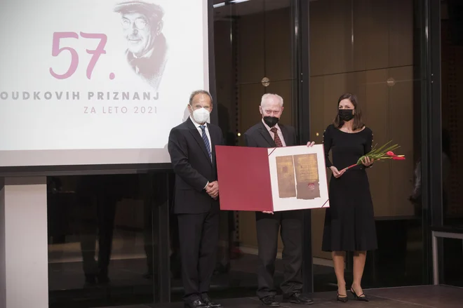 Peter Ozmec, nagrada za življenjsko delo. FOTO: Jure Eržen/Delo