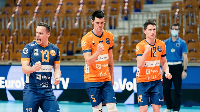 Fotografija: Odbojkarji ACH Volleyja so ostali na prestolu. FOTO: Alen Hadžić