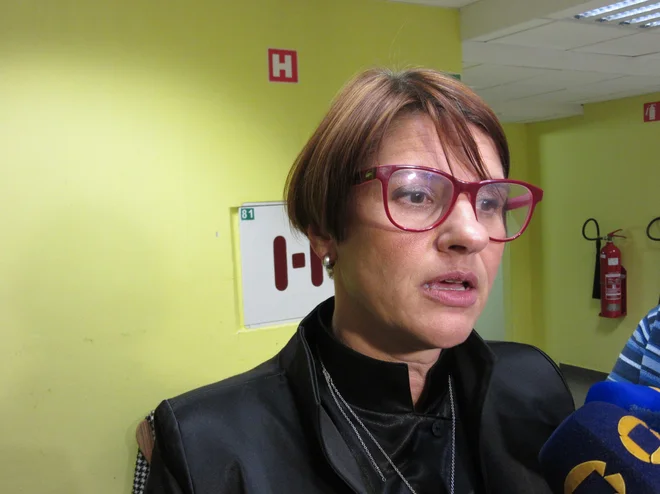 Margareta Guček Zakošek je na današnji seji sveta zavoda odstopila. FOTO: Kuralt Špela
