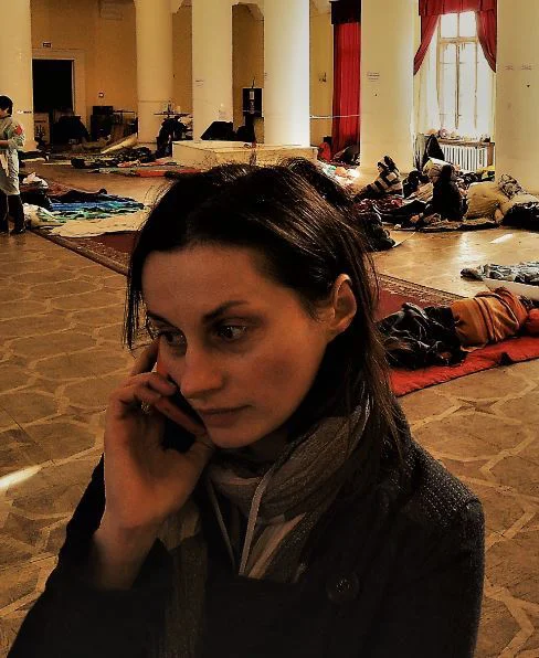 Ukrajinska novinarka Olesja Marković. FOTO: Boris Čibej