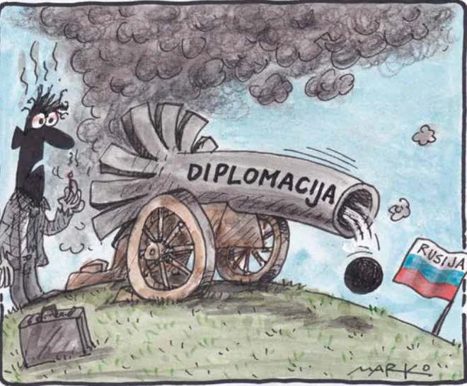 V okvari. KARIKATURA: Marko Kočevar