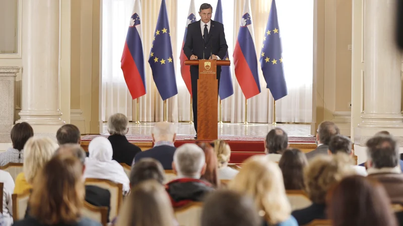 Fotografija: Opravičilo Boruta Pahorja izbrisanim. FOTO: Jože Suhadolnik/Delo