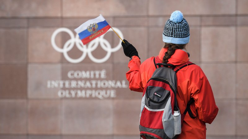 Fotografija: Mednarodni olimpijski komite poziva k športnemu bojkotu glede priredtev Rusije in Belorusije. FOTO: Fabrice Coffrini/AFP
