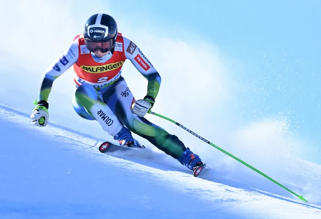 Ilka Štuhec je za zmagovalko zaostala za 1,82 sekunde. FOTO: Joe Klamar/AFP

