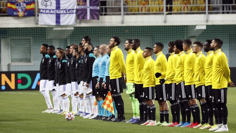 Fotografija: Nogometaši Šerifa, ki jih je vodil trener Jurij Vernidub, so jeseni senzacionalno zmagali v Madridu. FOTO: Gleb Garanich/Reuters
