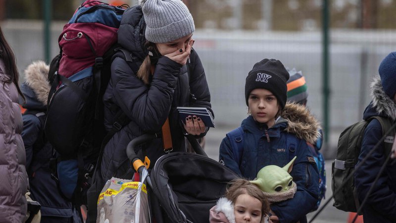 Fotografija: Milijoni in milijoni beguncev bodo izziv za družbe, je povedala evrospka komisarka za notranje zadeve komisarka Ylva Johansson. FOTO:  Wojtek Radwanski/AFP
