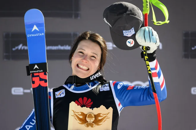 Romane Miradoli je dosegla prvo zmago. FOTO: Fabrice Coffrini/ AFP
