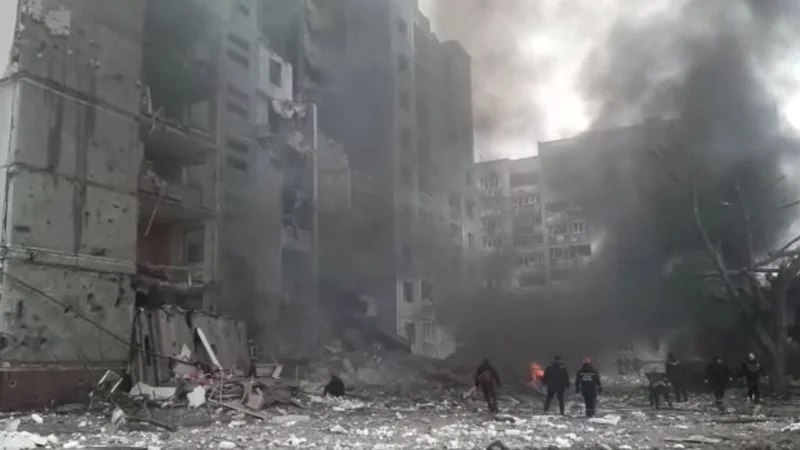 Fotografija: Prizor iz mesta Černigov. FOTO: Reuters