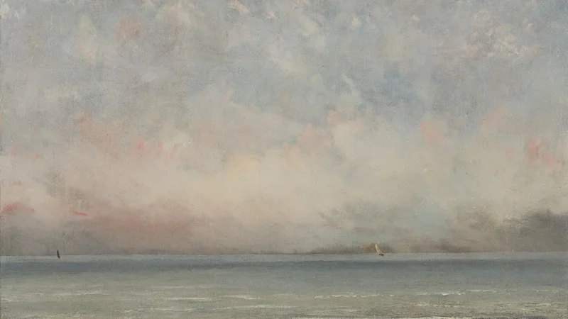 Fotografija: Gustave Courbet: Plaža pri Trouvillu FOTO: Promocijsko gradivo