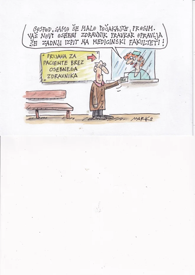 Karikatura: Marko Kočevar
