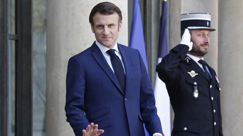 Fotografija: Glavno vlogo na vrhu v Versaillesu bo imel francoski predsednik Emmanuel Macron. FOTO: Ludovic Marin/AFP
