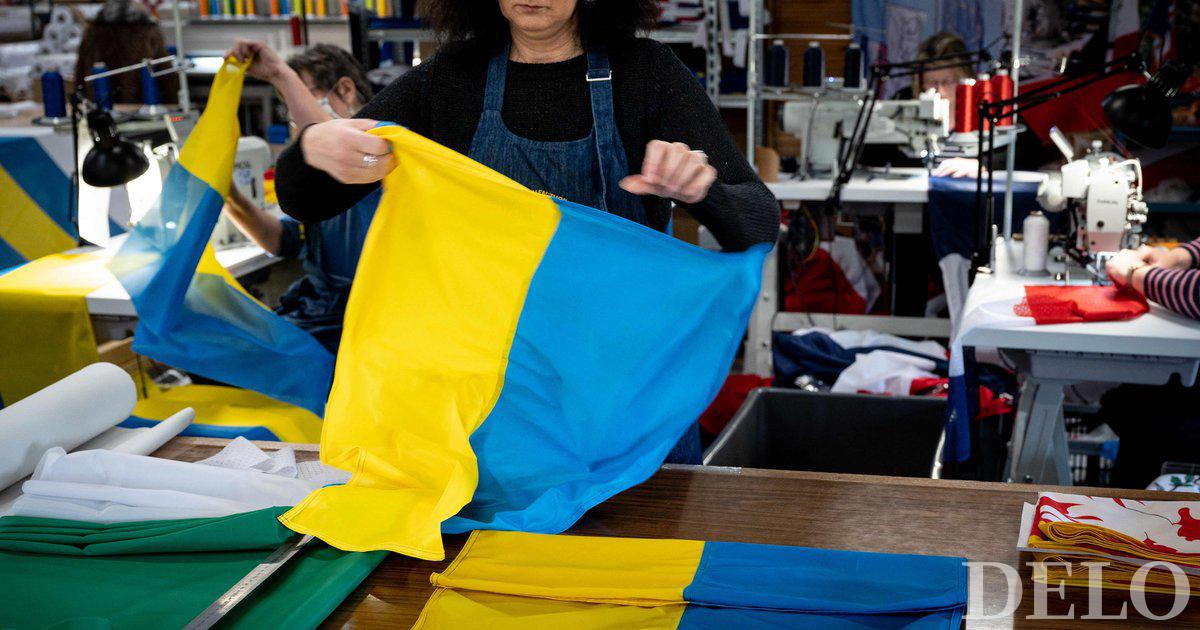La demande de drapeaux ukrainiens explose en France