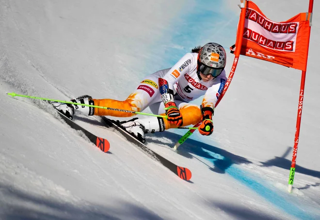 Petra Vlhova je zmagala z veliko prednostjo. FOTO: Pontus Lundahl/AFP