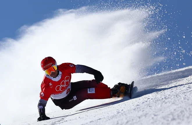 Žan Košir je na slalomu v Piancavallu zasedel 12. mesto. FOTO: Lisi Niesner/Reuters
