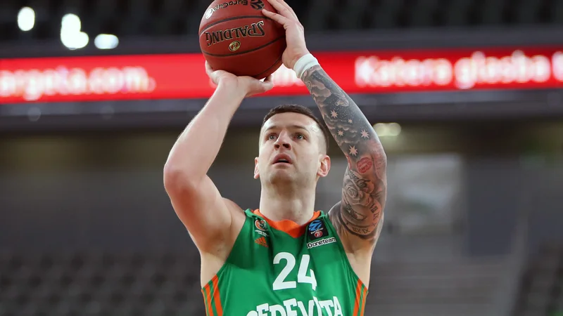 Fotografija: Alen Omić je bil v dobri formi. FOTO: Cedevita Olimpija
