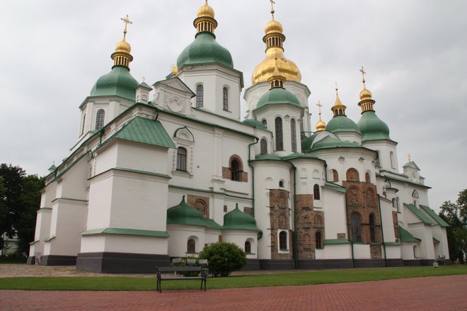 Katedrala svete Sofije v Kijevu je vpisana na Unescov seznam svetovne dediščine. FOTO: Maja Grgič
