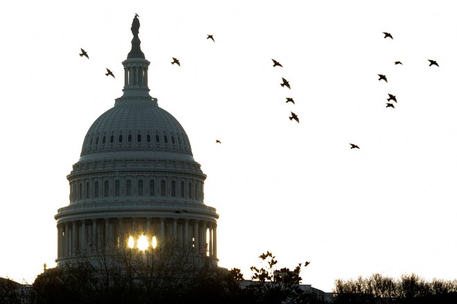 Zelenski je danes malo po drugi uri nagovoril ameriški kongres. FOTO: Tom Brenner/Reuters
