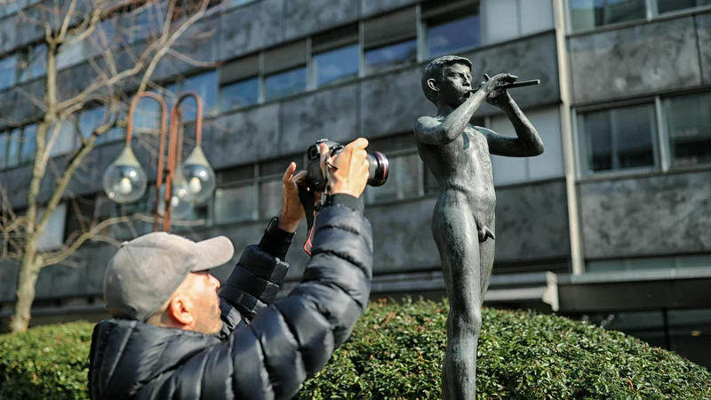 Fotografija: Vodstvo RTV Slovenija pod vodstvom Andreja Graha Whatmougha svojih načrtov ne želi pojasnjevati ne zaposlenim ne javnosti. FOTO: Blaž Samec/Delo
