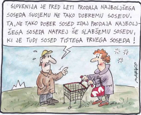 KARIKATURA:&nbsp;Marko Kočevar/Delo
