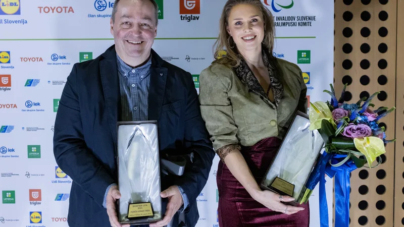 Fotografija: Franček Gorazd Tiršek in Manca Smrekar. FOTO: Sportida