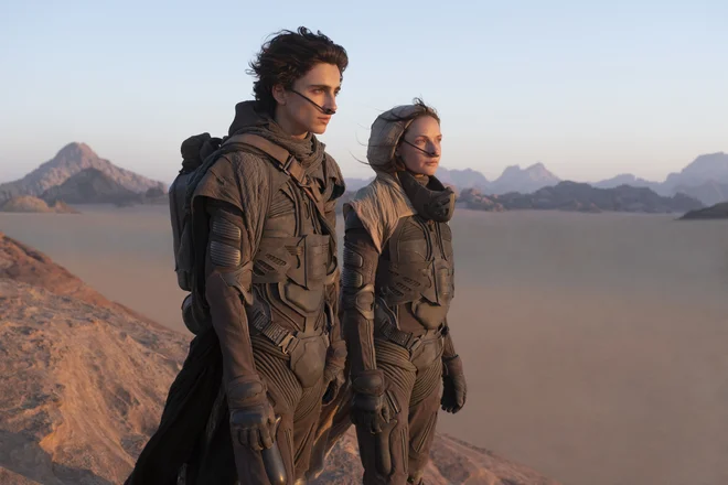 Dune: Peščeni planet lahko pričakuje nagrade predvsem na tehničnih področjih. FOTO: Chia Bella James
