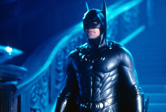Georgea Clooneyja so si Batmanovi oboževalci zapomnili po poudarjenih bradavicah. FOTO: Promocijsko gradivo
