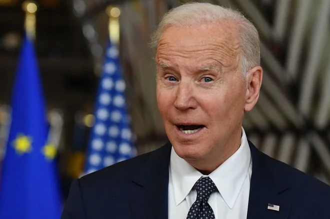 Joe Biden se je zavzel za izključitev Rusije iz G20. FOTO:&nbsp;John Thys/AFP
