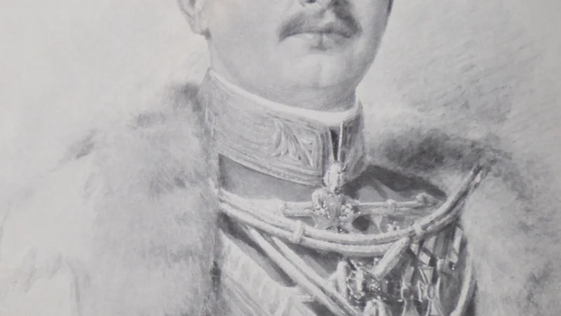 Fotografija: Cesar in kralj Karel v gala ogrski uniformi
FOTO: arhiv družine Fabiani-Krtina