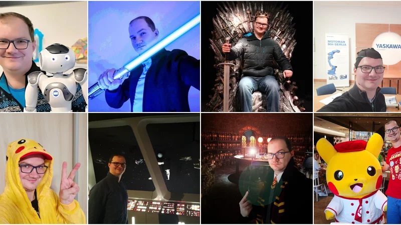 Fotografija: Pri njegovem pouku so se z dijaki pozabavali že z igrami, v katerih so nastopali pokemoni, liki iz Gospodarja prstanov, tudi Igre prestolov, kjer so se med sabo borili člani hiš Lannister in Stark. FOTO: osebni arhiv