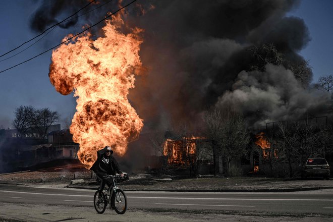 Razmere v Harkovu . FOTO: Aris Messinis/AFP
